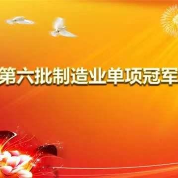 格科微上海榮獲“第六批制造業(yè)單項(xiàng)冠軍企業(yè)”稱號(hào)